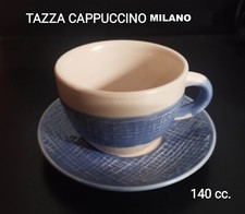 TAZZA CAPPUCCIO MILANO CAPPUCCINO 140cc THE CON PIATTO PORCELLANA BAR 2025