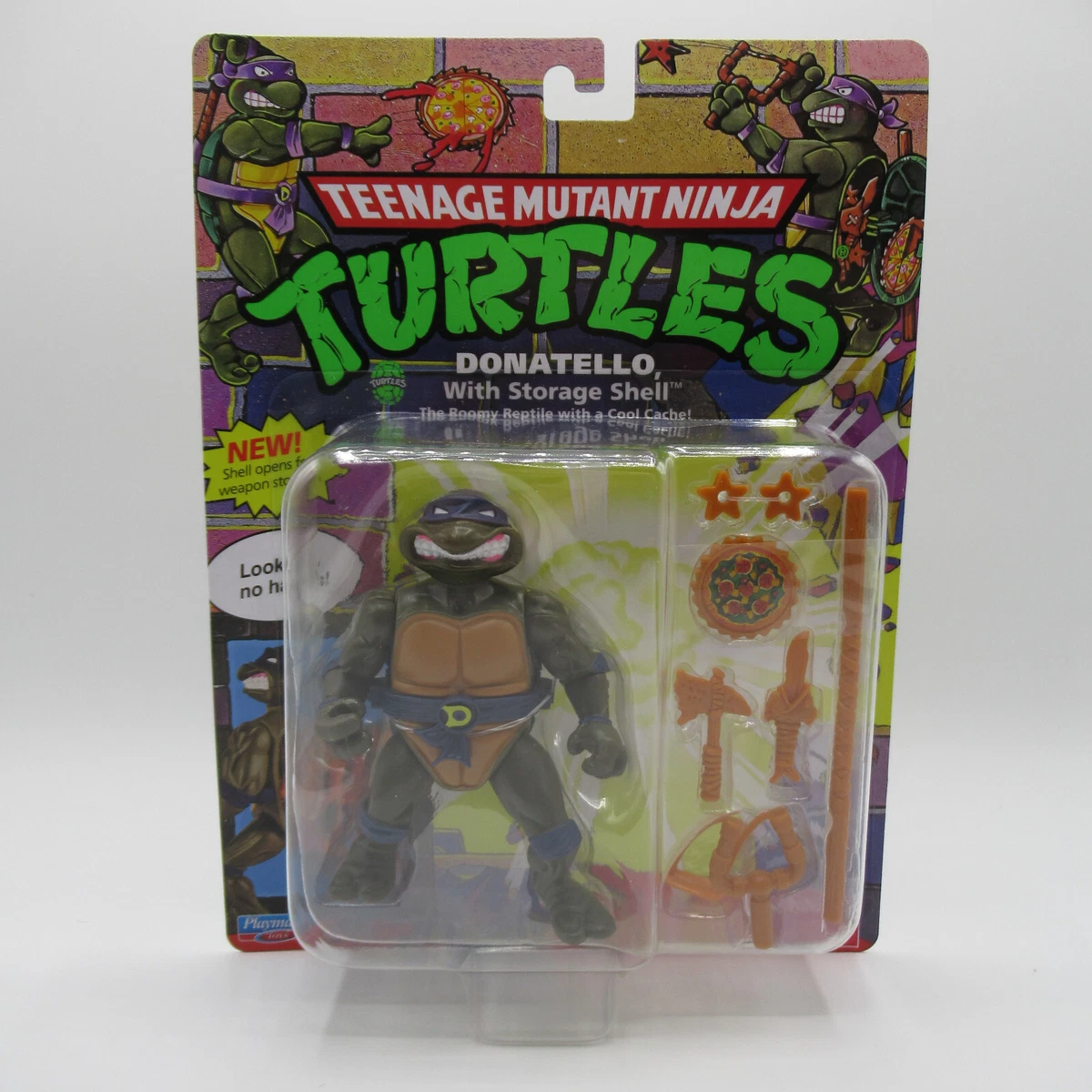 Teenage Mutant Ninja Turtles TMNT Classics Donatello Action Figure (with  Storage Shell)