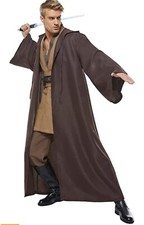 Wecos Tunic Hooded Robe Halloween Cosplay Costume for Mens Three Versions