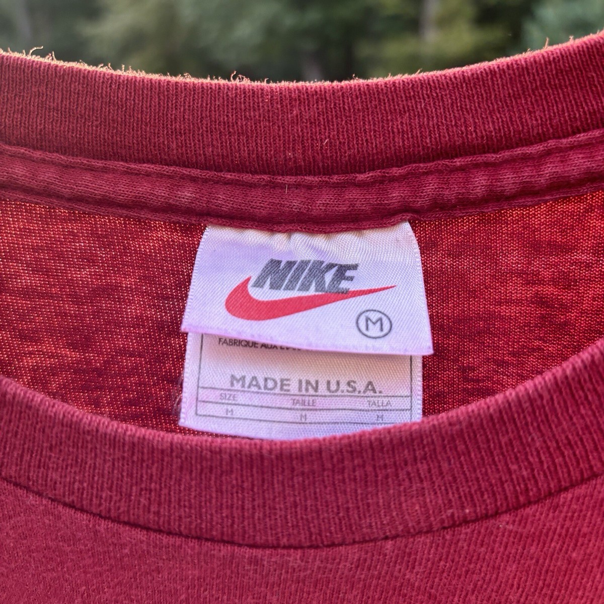 nike 90s USA製 T-shirt デカロゴ センターロゴ 短丈 nike 90s USA製 T-shirt デカロゴ センターロゴ 短丈 - メルカリ