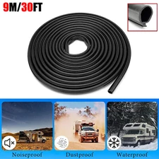 For Nissan 9M/30FT RV Slide Out Seal Black Rubber Replacement Weather Stripping