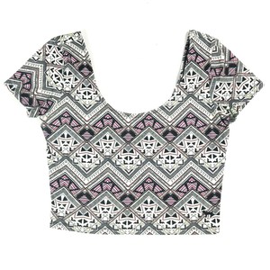 aztec crop top