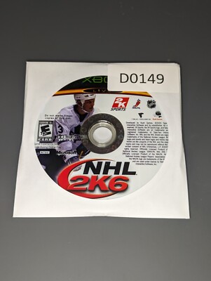 NHL 2K6 (Microsoft Xbox, 2005) **DISC ONLY**