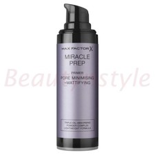 Max Factor Miracle Prep Pore Minimising & Mattifying Face Primer - NEW SEALED