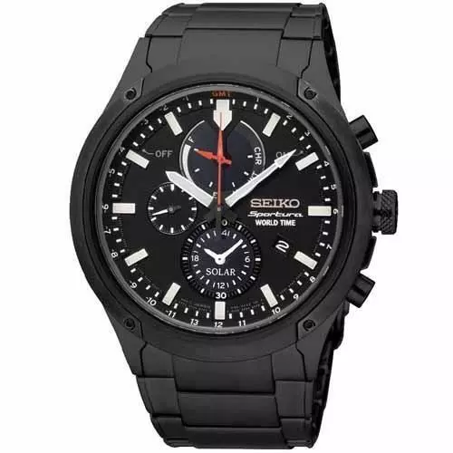 Seiko world time clearance solar