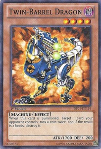 Twin-Barrel Dragon - BP01-EN154 - Starfoil Rare - 1st Edition x1 - Near Mint