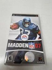 Madden NFL 07 PSP Game (Sony PSP, 2006) with Manual