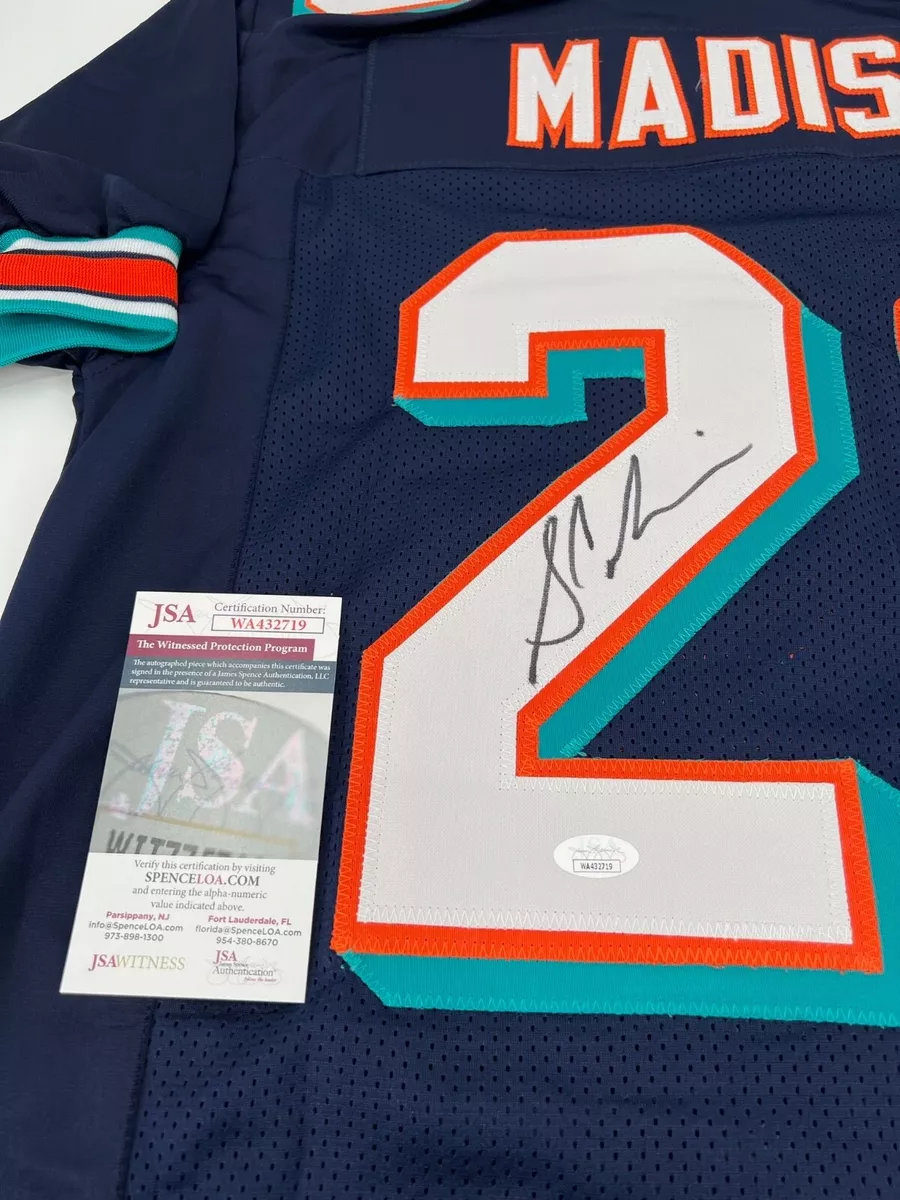 Miami Dolphins Sam Madison Autographed Signed Jersey Jsa Coa – MVP