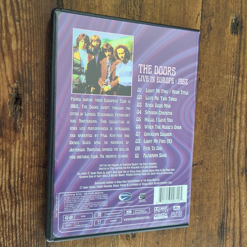The Doors ~ Live in Europe: 1968 ~ DVD, 1968 ~ Concert Performances - Picture 2 of 10