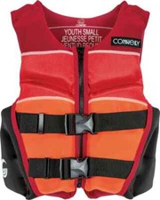 Connelly Youth Classic Neoprene Vest - Boys - Large 64-88 lbs / Red/Black
