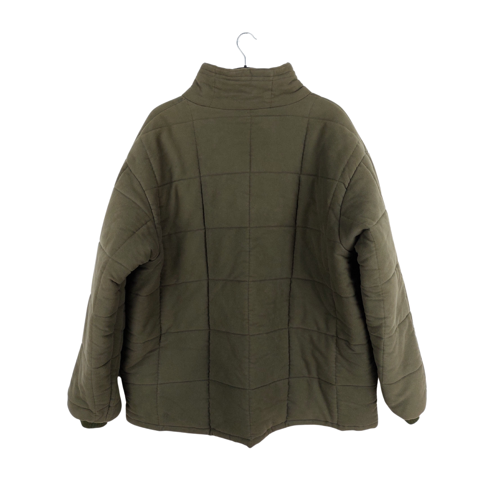 Bronte Men's Size 48 XXL Vintage Green Moleskin Hunting Quilted Jacket