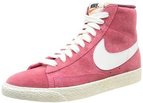 Nike Blazer rosa Folie Wildleder & Leder Damen Turnschuhe - Größen 3, 4. 5, 6. 7 brandneu in verpackung