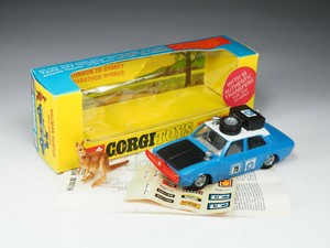corgi hillman hunter rally car