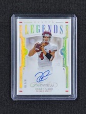 DEREK CARR 2021 Panini Flawless Campus Legends - AUTO - 07/10