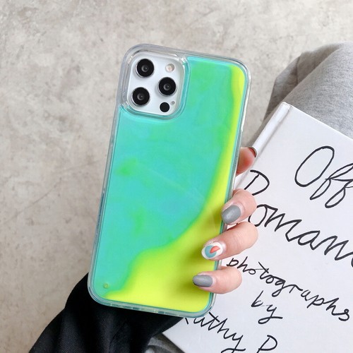 For iPhone 16 15 14 13 12 11 Pro Max Luminous Quicksand Soft Silicone Case Cover - Zdjęcie 15 z 19