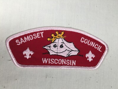 Samoset Council Twill Plastic Back BSA CSP Patch