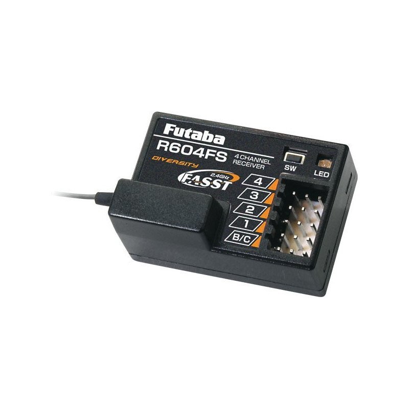 Futaba 4PK用受信器 R604FS Futaba R604FS 4-Channel 4Ch 2.4GHz FHSST Receiver For 4PK