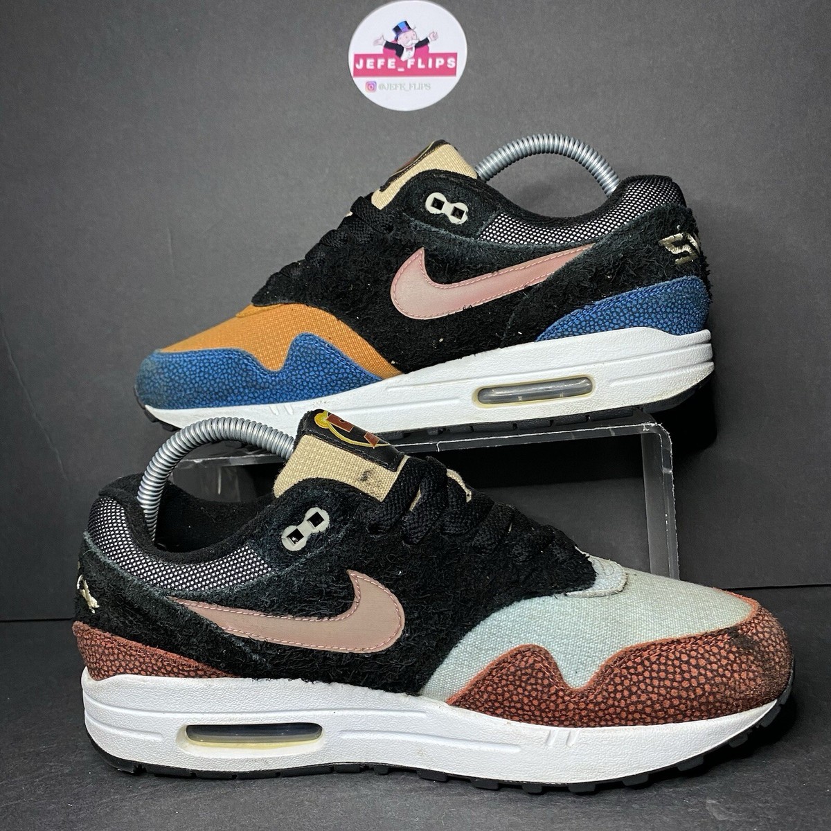 Nike De'Aaron Fox x Air Max 1 Swipa CJ9746-001 Men's - Sz Nike De'Aaron Fox x Air Max 1 Swipa CJ9746-001 Men's - Sz