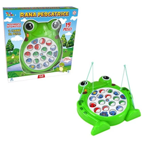 Gioco Di Pesca Magnetico Musicale Per Bambini | 45 Pesciolini E 4 Canne | Giocattolo Educativo 2-6 Anni Per Coordinazione