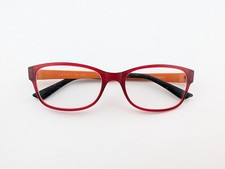 Esprit Eyeglasses, Frames Only, ET17445 531, 52-17-140, Plastic, Red/Orange