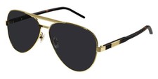 Gucci GG1163S Men's Tinted Sunglasses, Black/Gold and Green/Silver - NEW NO BOX