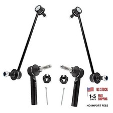 4pcs Front Outer Tie Rod Ends Front Sway Bar Links Fit for Dodge Journey