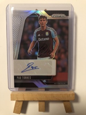 Panini Prizm Premier League Soccer 24/25 Pau Torres Auto /99 Aston Villa 