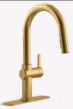 Kohler R30935-2MB Clarus Pull-Down Kitchen Faucet 1 Handle Brushed Moderne Brass