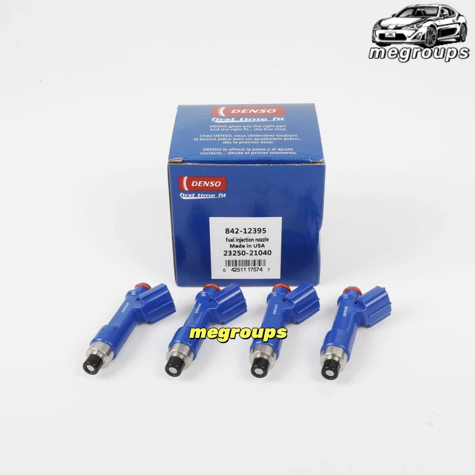 Inyectores de combustible Denso (juego de 4) 23250-21040 para Toyota 2006-2014 Yaris 1,5 L Foto 3 de 4