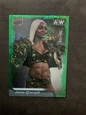 JADE CARGILL 2022 AEW Upper Deck GREEN PYRO 285/399 #73 WWE