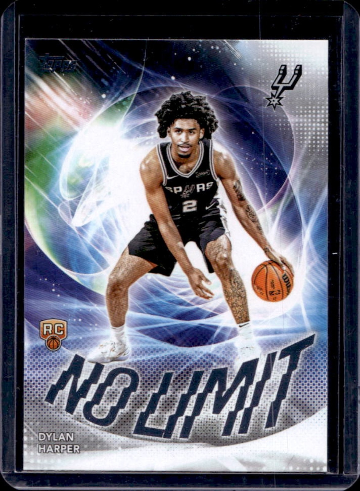 2025-26 Topps Dylan Harper No Limit RC Rookie #NL-2 Spurs