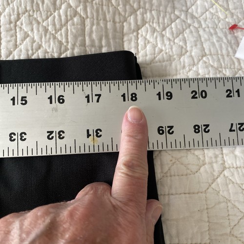 NWT Van Heusen Traveler Slim Fit Slacks 36X32 Black Belt Loops Non-Iron Wicking - Picture 7 of 15