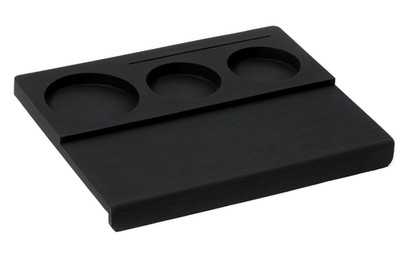 Normcore Tamping Mat, Silicone Espresso Station 9.5x7.5 , Anti-Slip Black