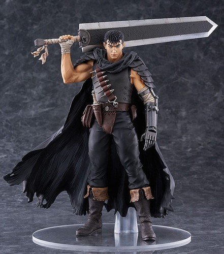 Berserk Pop Up Parade L Statue Guts Black Swordsman 22 cm Max Factory SPED 1SETT - Picture 8 of 9