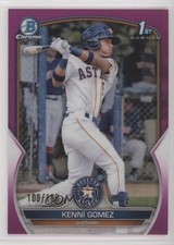 2023 Bowman Chrome Prospects Fuchsia Refractor 108/199 Kenni Gomez #BCP-40 02u3
