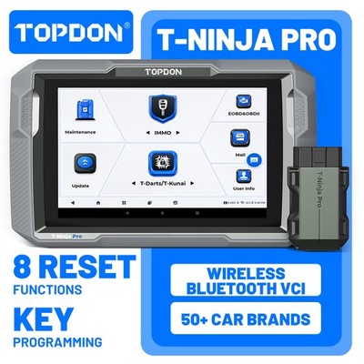 TOPDON T-Ninja Pro IMMO Key Programmer OBD2 Diagnostic Scanner Key Coding Tool