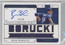 2019 National Treasures Rookie Signature Names 54/99 Ryan Borucki Auto r7d