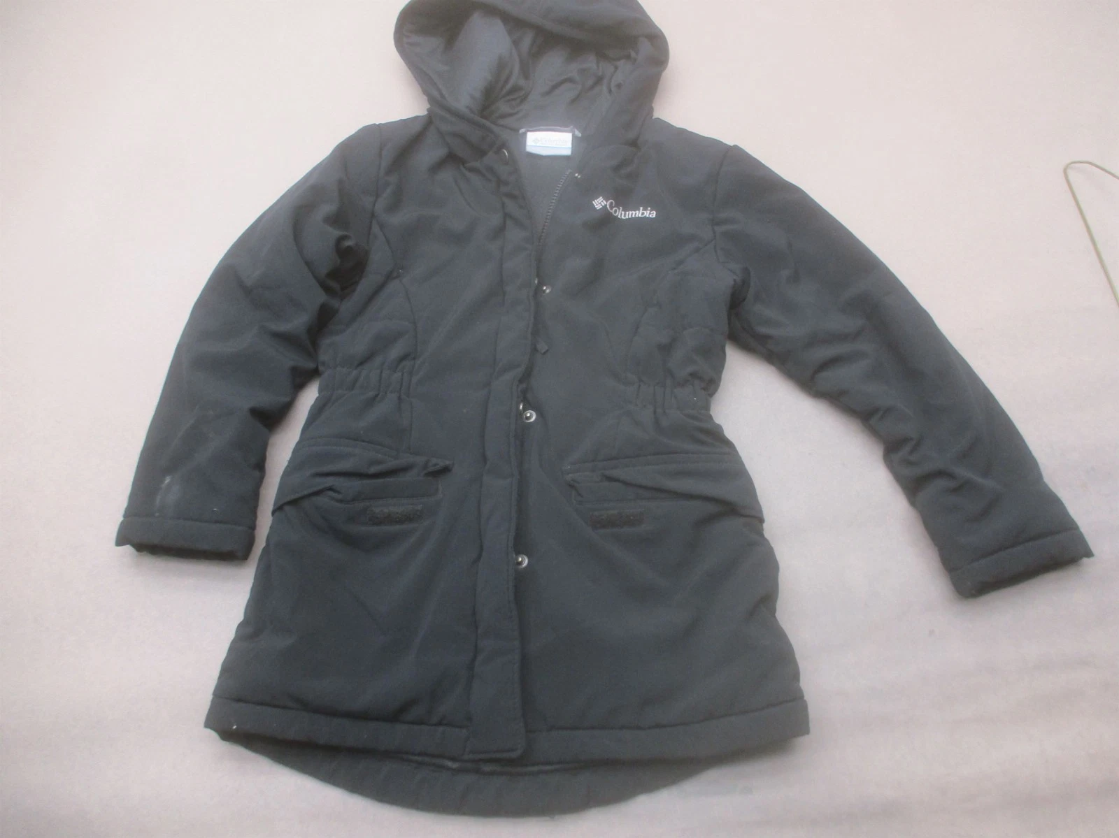 Columbia Size XS (6/6X) Kids Blk Hooded Full Zip Logo Pockets Outdoor Jacket 561
Opens in a new wind
