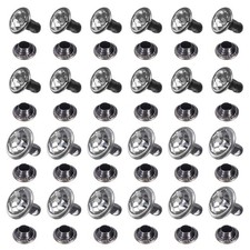 100pcs Colorful Crystal Rivets 6/8mm Rhinestone Stud Rivets, Transparent