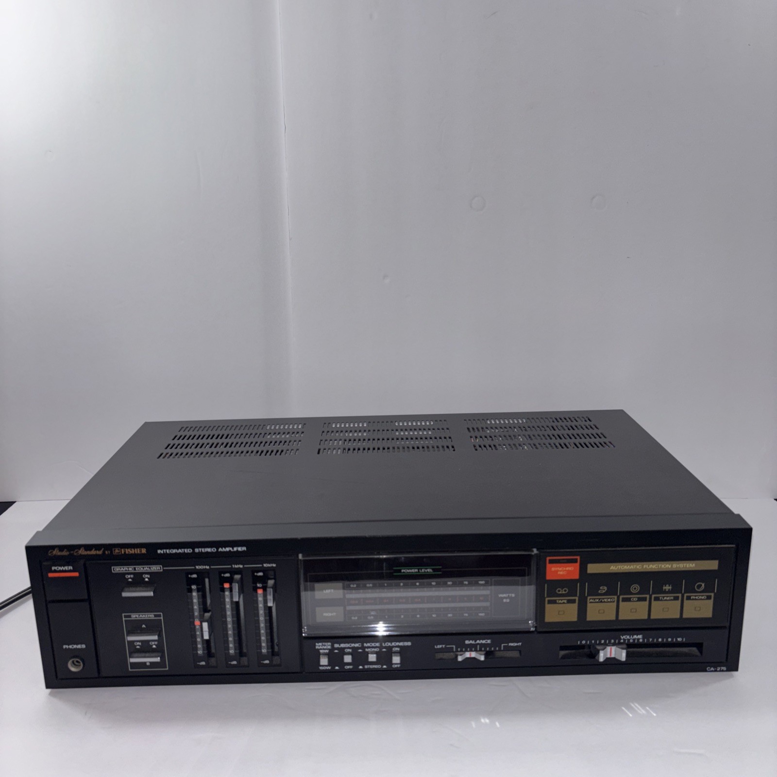Fisher CA-275 vintage audio equipment - eBay listing photo 2