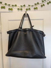 PRADA Large Leather Tote Bag 