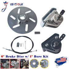 6" Brake Rotor Disc / Rotor with 1" Bore Brake Caliper For Go Kart  Mini Bike