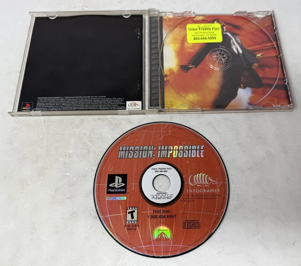 Mission Impossible For PlayStation one PS1 Complete Test Working CIB - Image 2 of 4