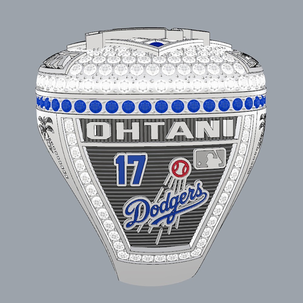 New 2025 Dodgers ring LA ring Player OHTANI#