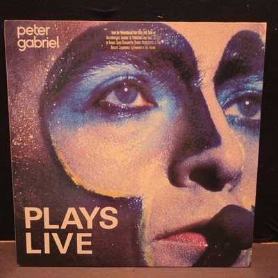 Peter Gabriel Plays Live   GHS 4012   DOUBLE VINYL   LP