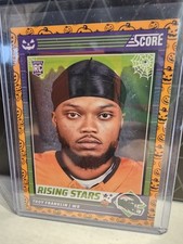 2024 Score Orange Pumpkin #48 Troy Franklin RC BRONCOS 