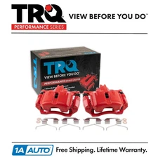 TRQ Performance Front Brake Caliper Set Fits 2012-2015 Honda Civic