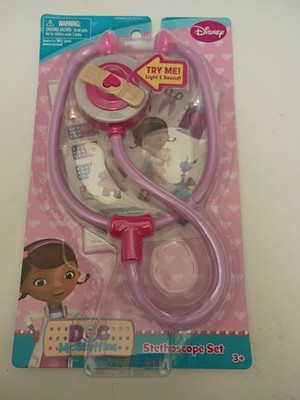 Disney Doc McStuffins Stethoscope Set Lights & Sounds 2014 Just Play NEW NIP