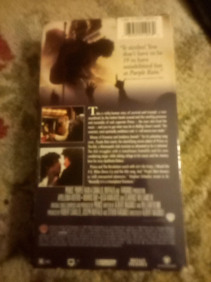 VHS Copy of Prince Purple Rain 1984 Mint Condition 1997 Warner Bros Home Video Foto 2 de 2