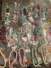 beaded phone charms key holders